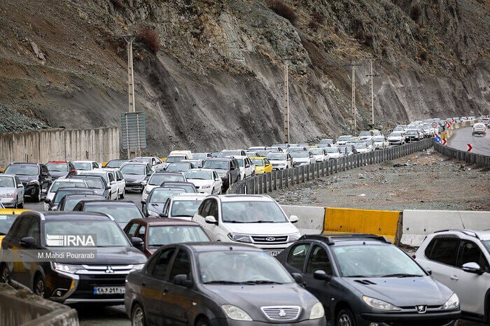 ترافیک محورهای هراز و سوادکوه پرحجم اما روان