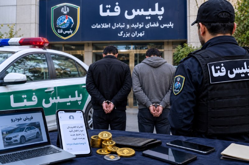 دستگیری دو کلاهبردار رمزارزی در تهران