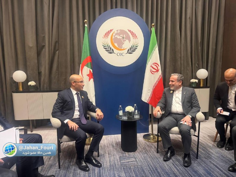 دیدار عراقچی با وزیر خارجه الجزایر در بغداد