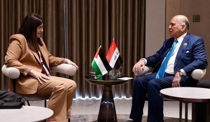 وزیر خارجه عراق بر موضع ثابت بغداد در حمایت از آرمان فلسطین تأکید کرد