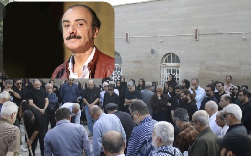 پیکر احمد آرام، داستان‌نویس بوشهری، در قطعه هنرمندان به خاک سپرده شد