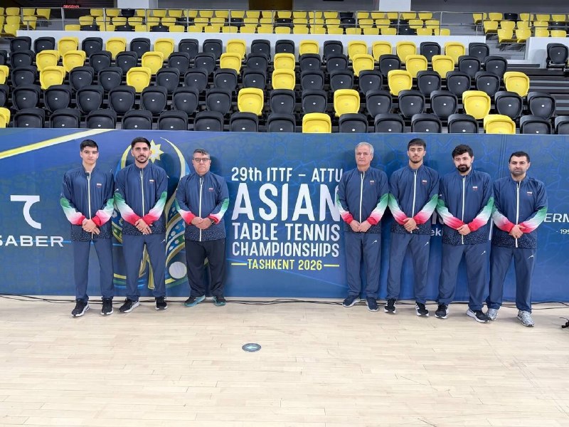 تنیس روی میز قهرمانی آسیا؛ پنجمی تیم مردان ایران