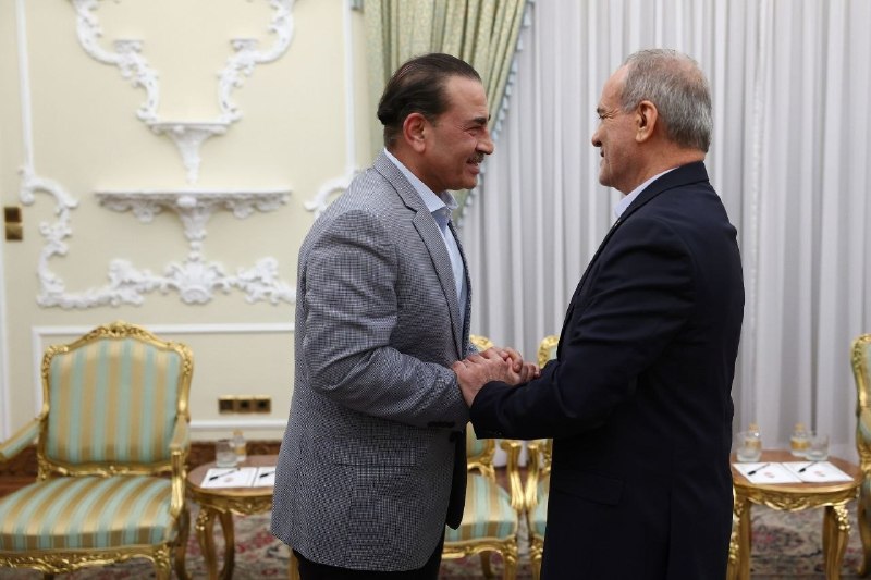 دیدار فرمانده ارتش و وزیر کشور پاکستان با مسعود پزشکیان