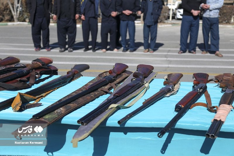 کشف ۲۲۲ سلاح غیرمجاز در عملیات هماهنگ پلیس خوزستان