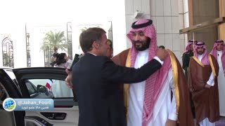 بن‌سلمان از رئیس‌جمهور فرانسه در ریاض میزبانی کرد