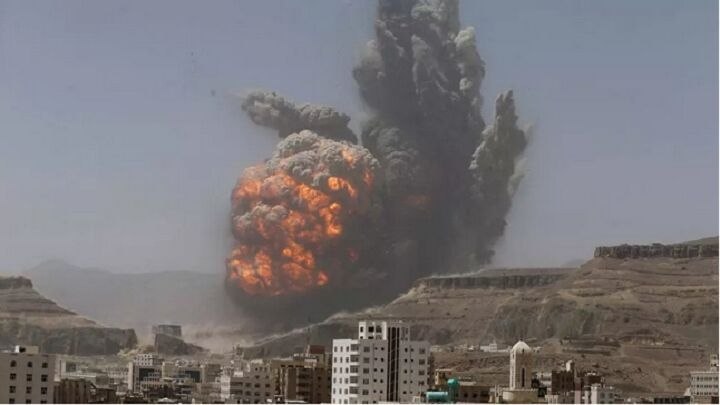 شهادت یک زن و زخمی ۸ نفر در حمله هوایی عربستان به تعز