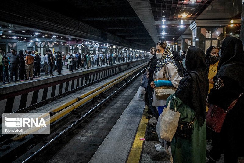 اختلال موقت در خط ۵ مترو تهران برطرف شد