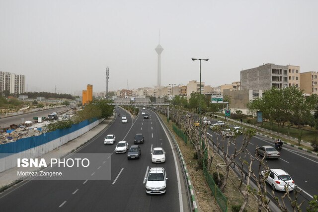 پیش‌بینی کاهش نسبی کیفیت هوای تهران در سه روز آینده
