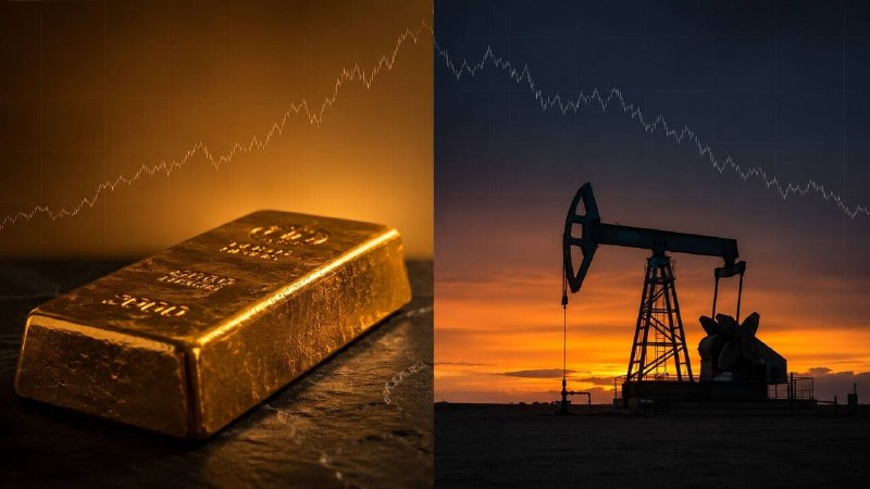 نفت ۱۱۰ دلاری و کاهش قیمت طلا در تنش خاورمیانه