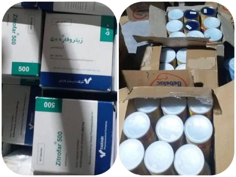 کشف محموله بزرگ شیرخشک و آنتی‌بیوتیک قاچاق در مشهد