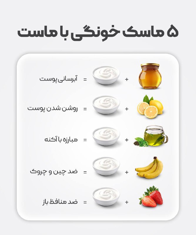 پنج ماسک خانگی با ماست برای مراقبت از پوست