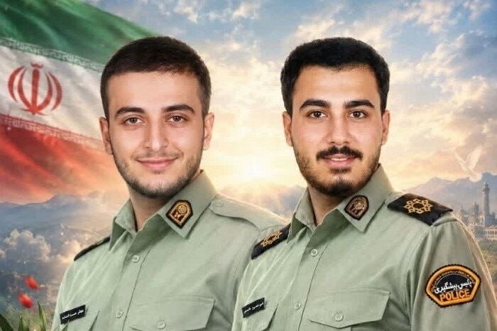 پیکر دو شهید مدافع امنیت با حضور مردم در ساری تشییع شد